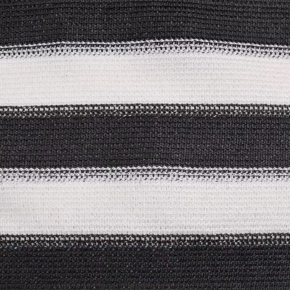 Berkfield Home Privacy Net in Anthracite, White and Black, HDPE 75 g/m2, W: 180 cm, L: 50 m – 6