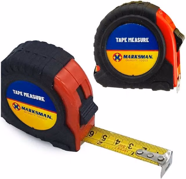 BARGAINS-GALORE Multicolour 10m Measuring Tape with Grip and Safety Lock