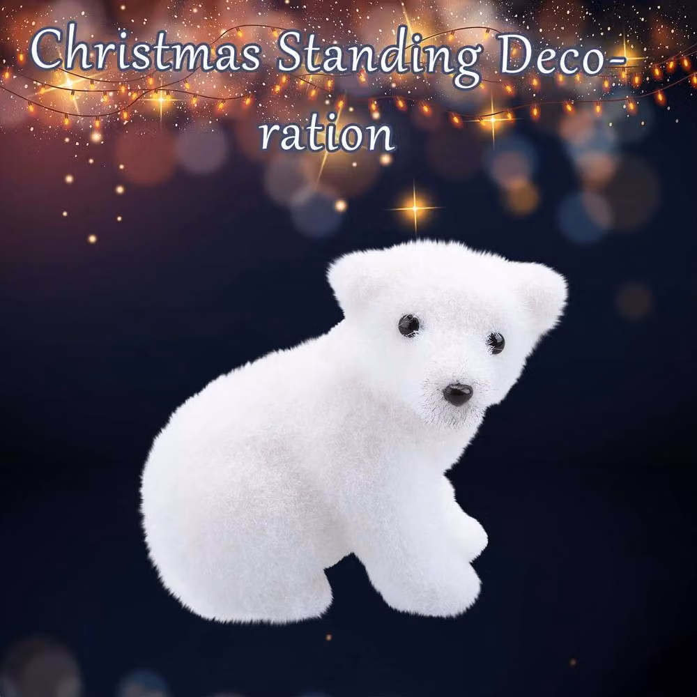 VFM e-Store White Christmas Sitting Bear Decoration – 2