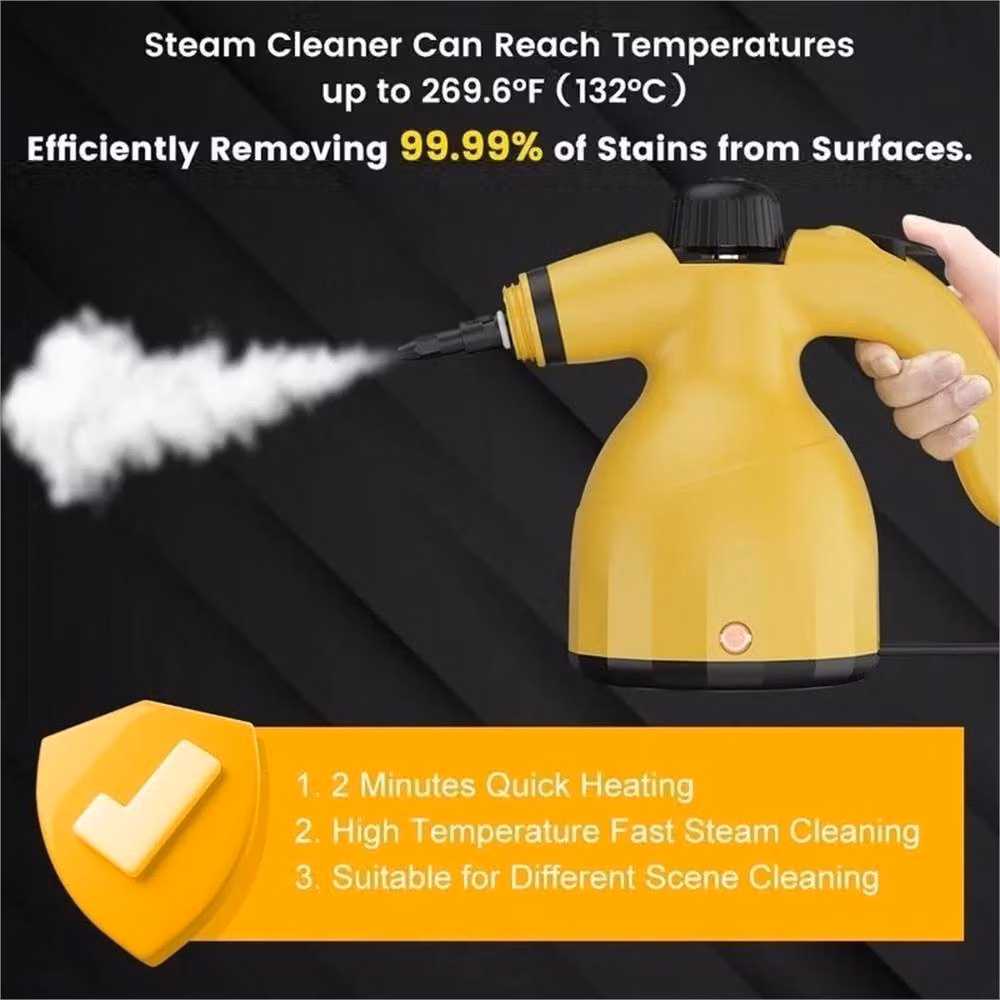 Nordara Multi-Purpose Handheld Electric Steam Cleaner in Yellow, W/D/H: 100 x 60 x 60 cm – 4