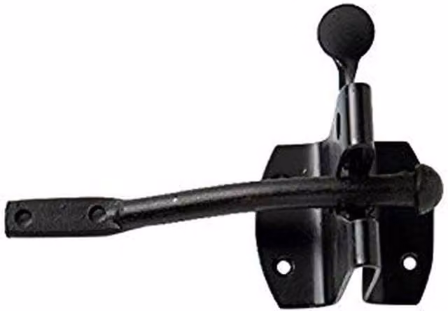 Golden Grace Auto Slide Gate Latch in Black