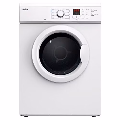 Amica ADV7CLCW Vented Tumble Dryer, White, 7kg, C Energy Rating – 1