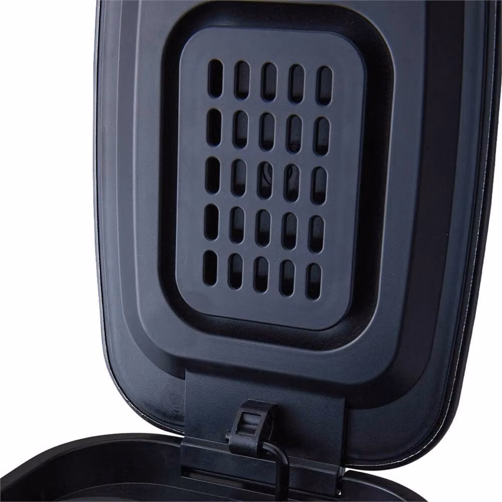 EONLION 5L Aromatherapy Foot Pedal Dustbin, Black, Diameter: 30 cm – 3