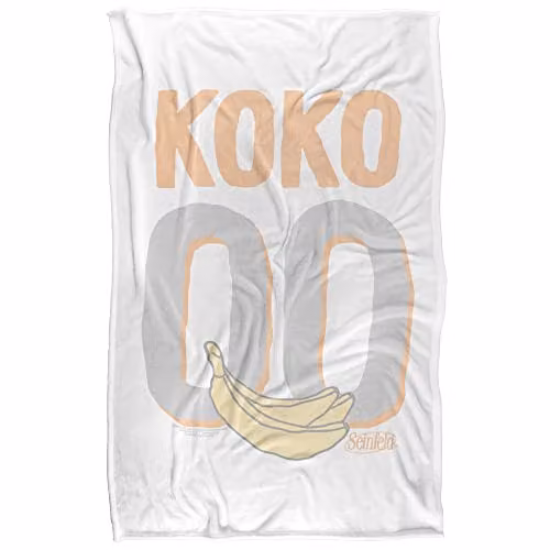 Warner Bros. Seinfeld The Costanza Silky Touch Super Soft Fleece Throw Blanket, W/D/H: 91 x 147 cm
