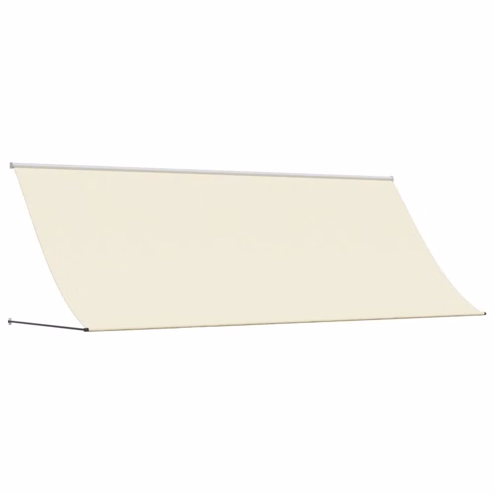 Berkfield Home Retractable Folding Arm Awning in Beige with Steel Frame, W: 350 cm, D: 150 cm – 2