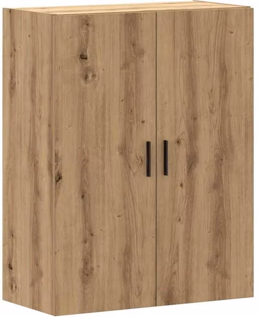 Berkfield Home Artisan Oak Wall Mounted Cabinet, Brown, W: 69.5 cm, D: 34 cm, H: 90 cm – 1