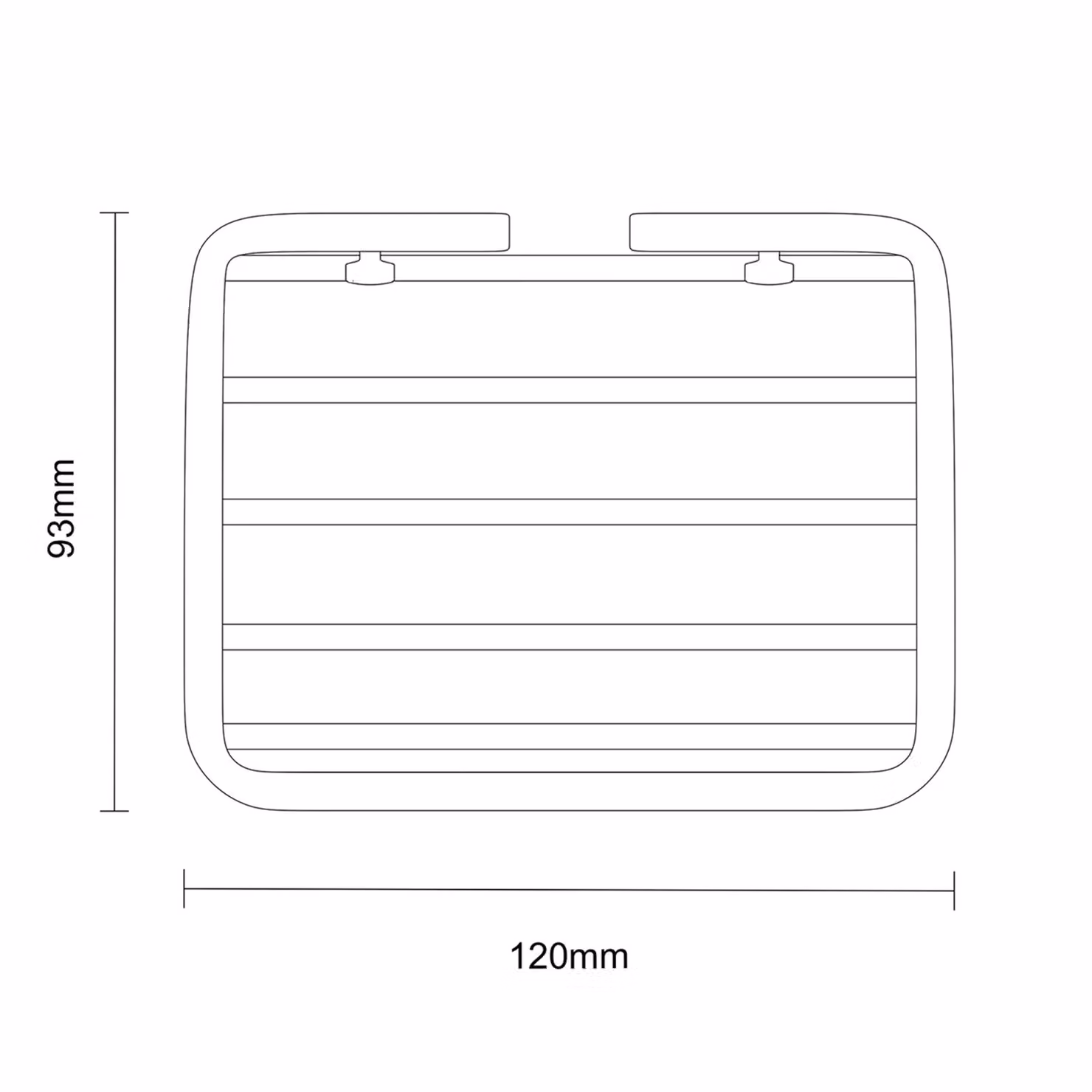 Showerdrape Clasico Wall Mounted Stainless Steel Soap Basket in Silver – 2