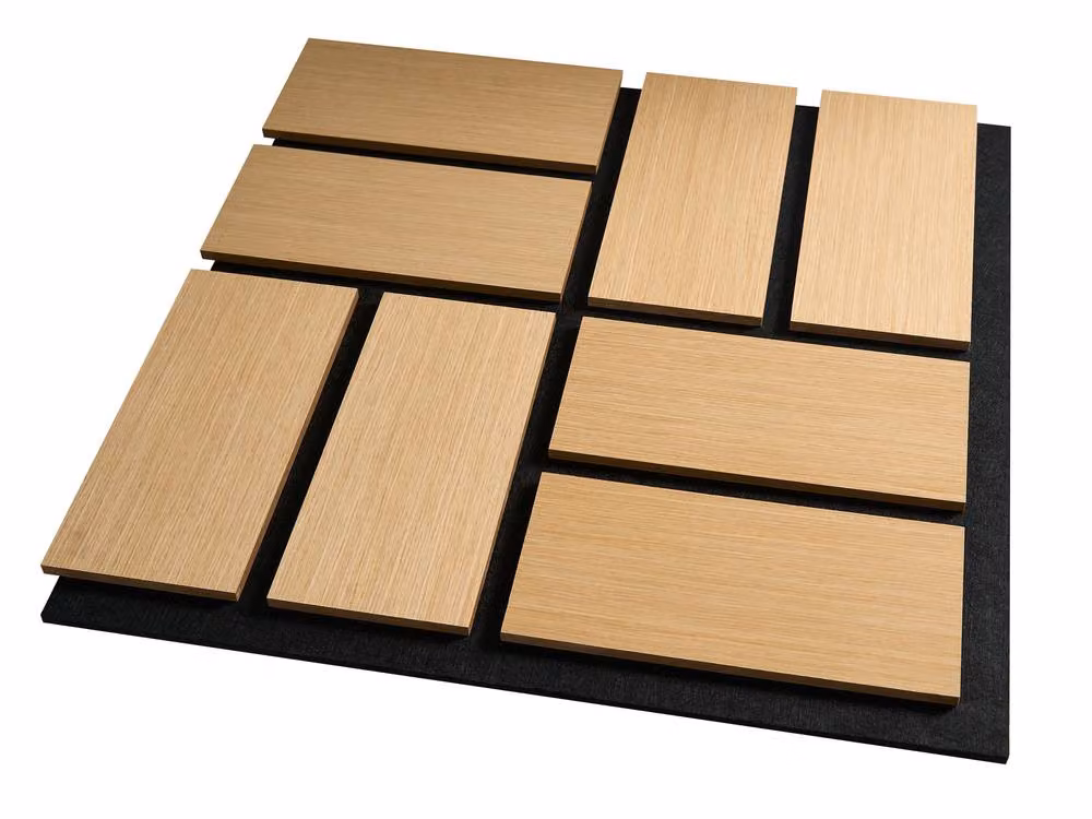 Fuse Acoustic Wooden Parquet Wall Panel in Brown MDF – 8