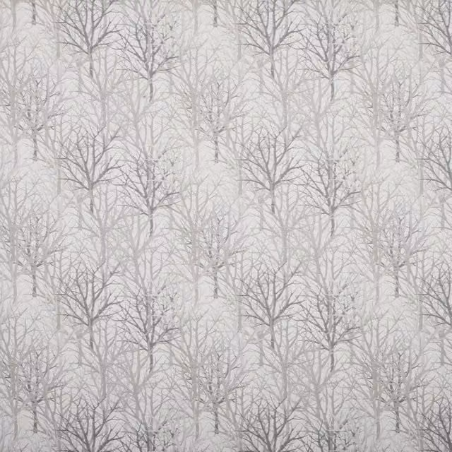 Terrys Bolderwood Fabric Furzey Grey Floral Nature Print