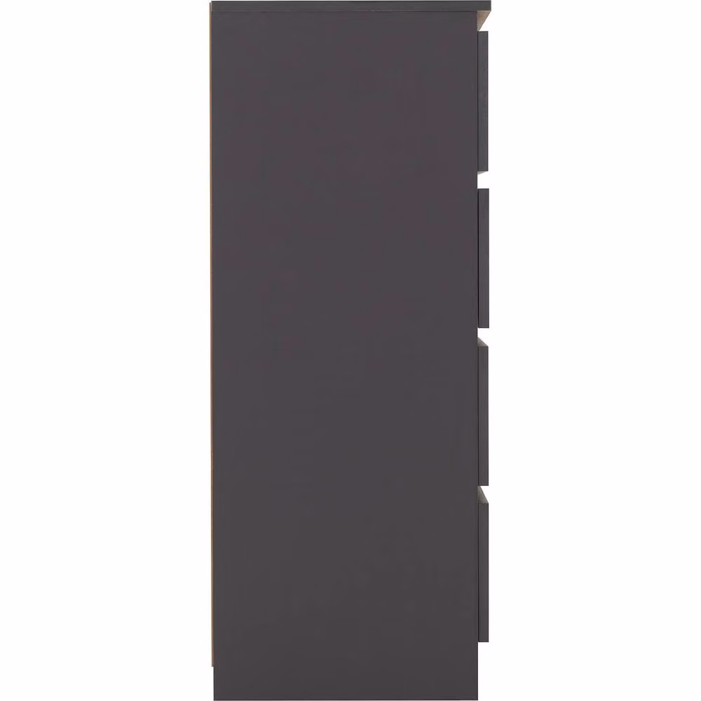 Seconique Malvern Grey 5 Drawer Chest of Drawers – 2