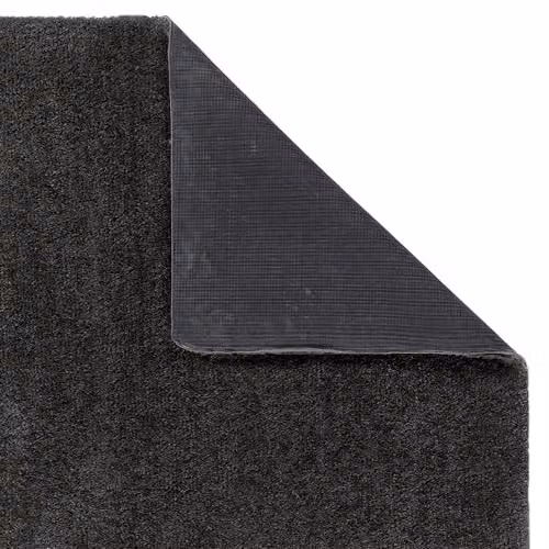 THE RUGS My Lux Grey Shaggy Polypropylene Rug, W/D/H: 67 x 150 x 3 cm – 3