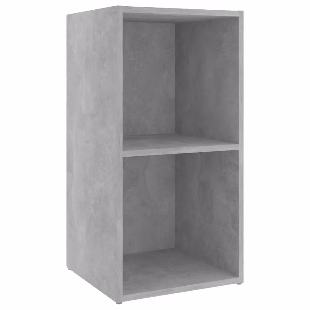 Berkfield Home 2-Piece TV Cabinet Set in Concrete Grey, W/D/H: 72 x 35 x 36.5 cm – 3
