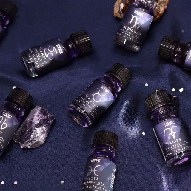 KDMK Zodiac Aries Fragrance Oil 10ml - Purple (Fresh, Floral, Woody, Oriental)