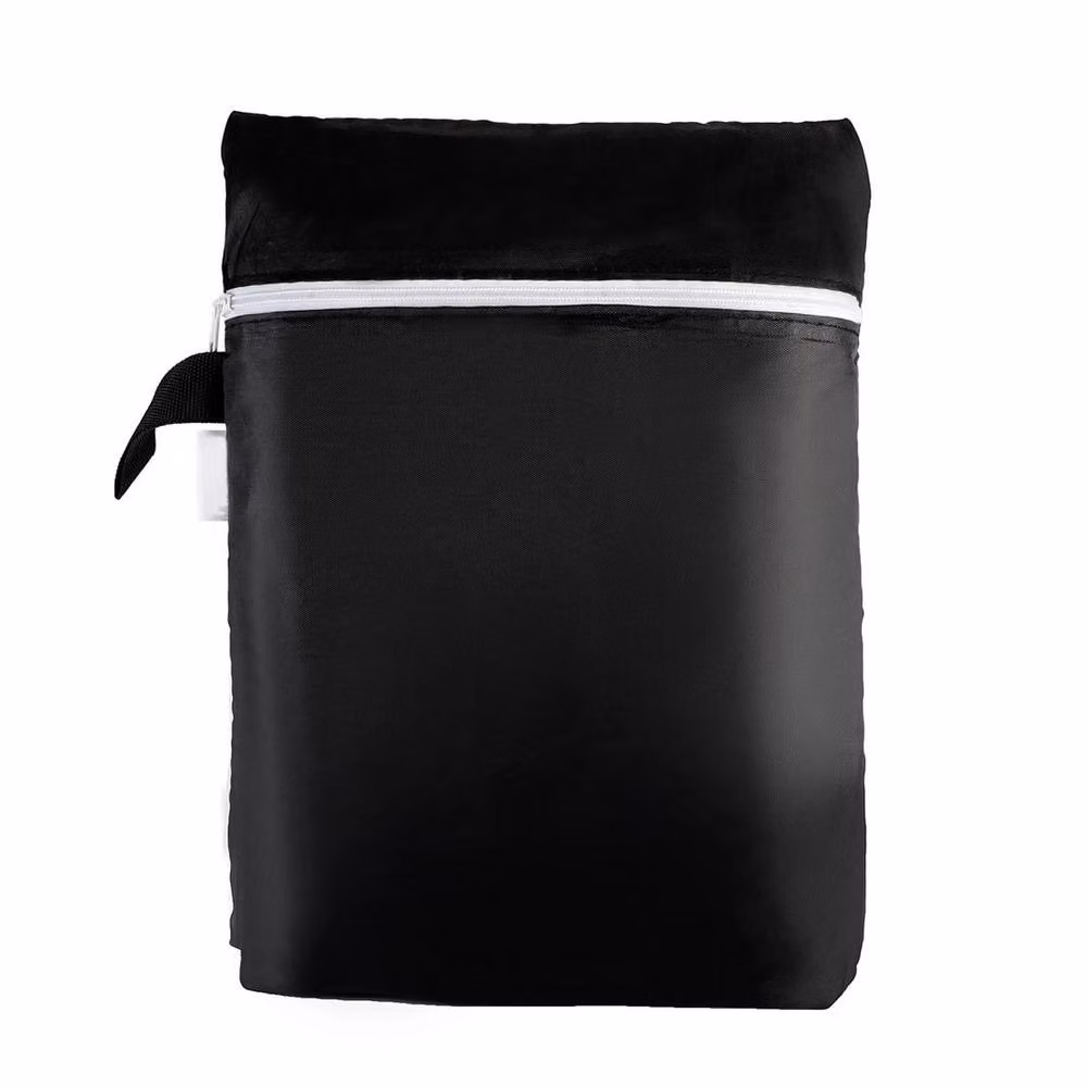 EONLION Heavy Duty PVC Coated Polyester Cantilever Parasol Cover in Black, Diameter: 100 cm – 3