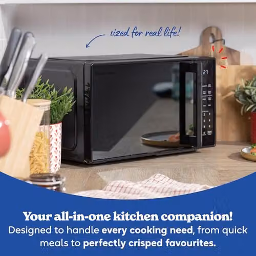 Russell Hobbs 4 in 1 Digital Combination Microwave 23L with Air Fryer Function, Convection and Grill, 900W, Black RHMTAF2302B – 6