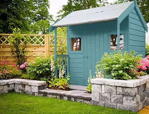Johnstone's Garden Colours Exterior Wood Paint, Green, 1L – 2