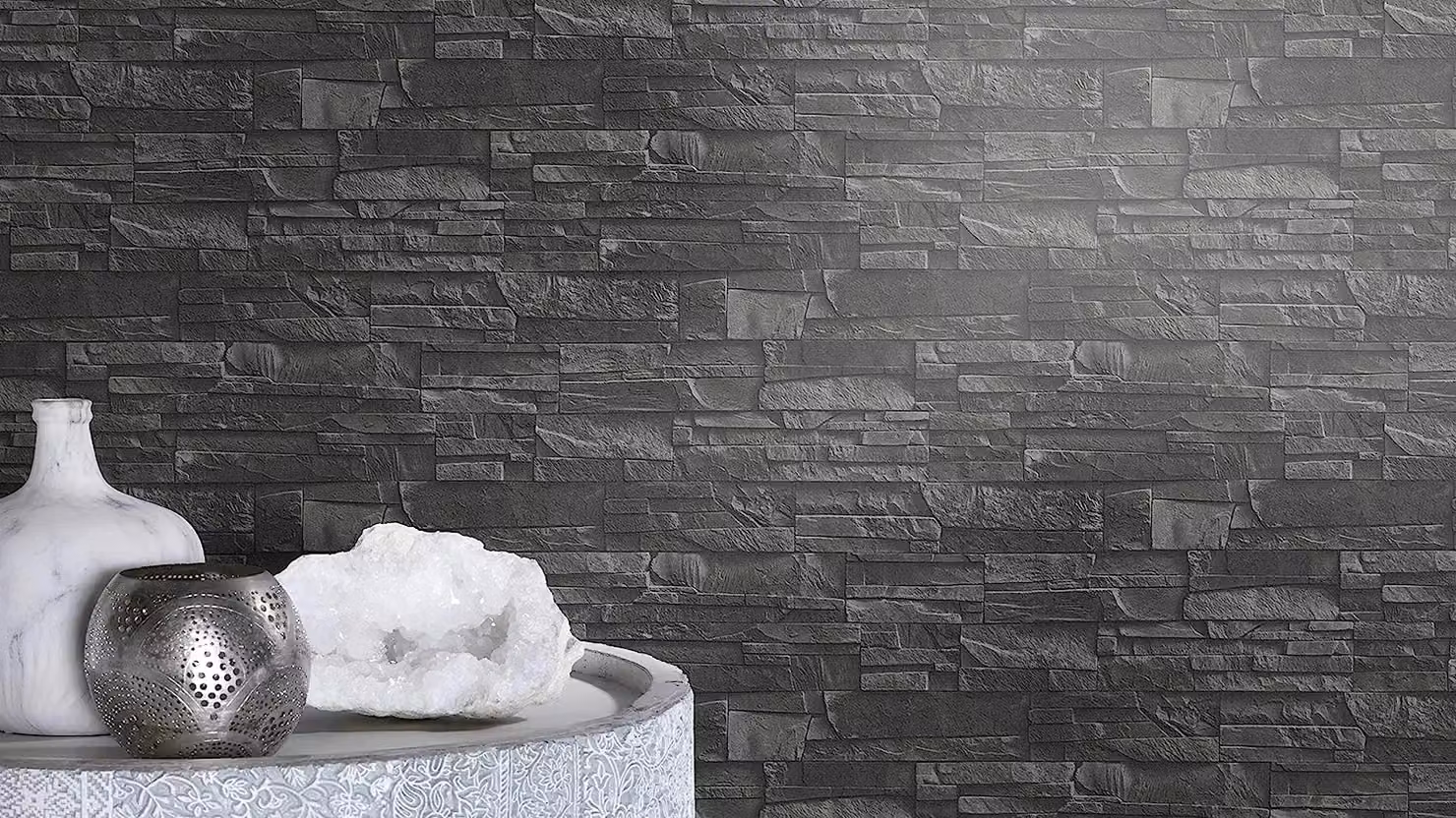 Rasch Abstract Industrial Non-Woven Wallpaper in Grey – 2