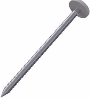 PBSL Group Round Plastic Headed Stainless Steel Nails in Grey, 65mm, Pack of 100