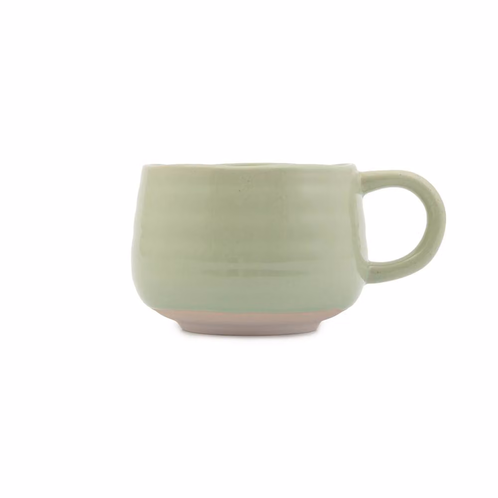 Jamie Oliver Big Love Cosy Cuppa Stoneware Mugs in Green, Set of 4 – 3