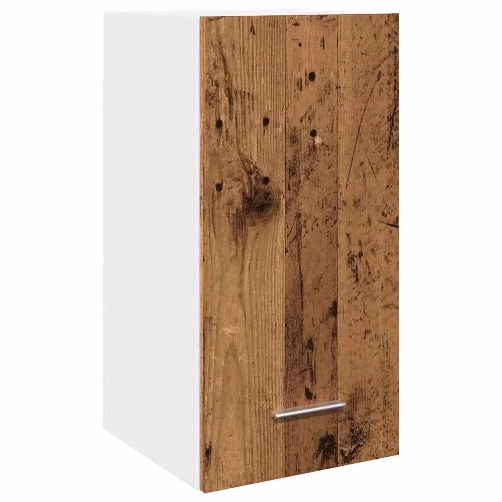 Berkfield Home Lyon Hanging Kitchen Cabinet in Brown Old Wood, W/D/H: 30 x 31 x 60 cm – 2