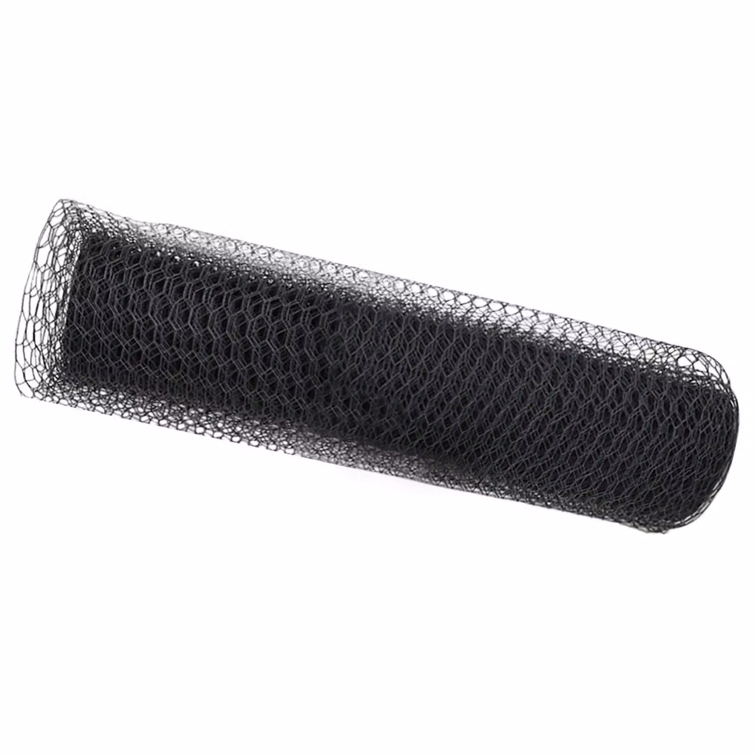 Berkfield Home Grey PVC-Coated Hexagon Steel Fence, W: 0.5 m, L: 10 m – 1