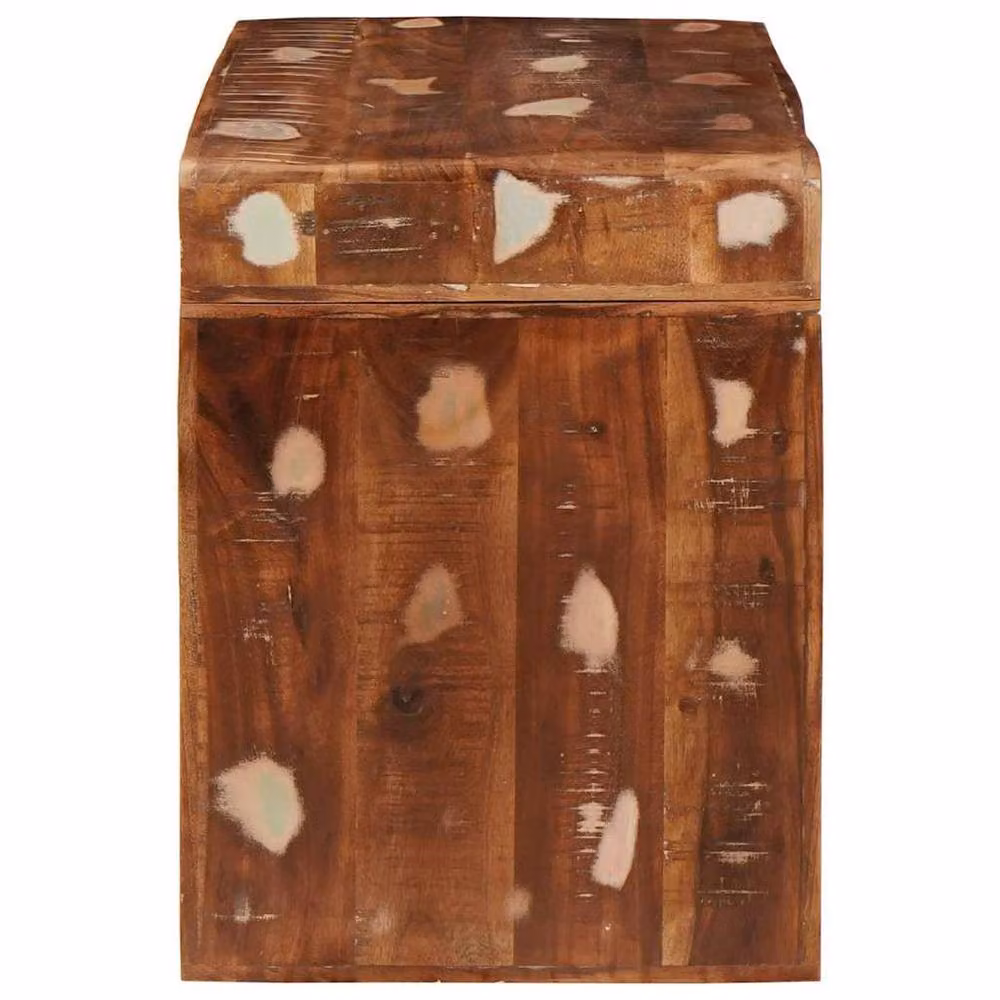 Berkfield Home Classic End Table in Brown Solid Reclaimed Wood, W/D/H: 35 x 46 x 60 cm – 3