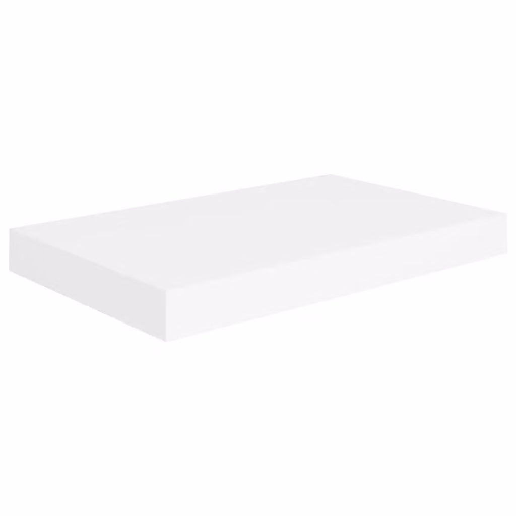 Berkfield Home White Floating Wall Shelf, W: 40 cm, D: 23 cm, H: 3.8 cm – 2