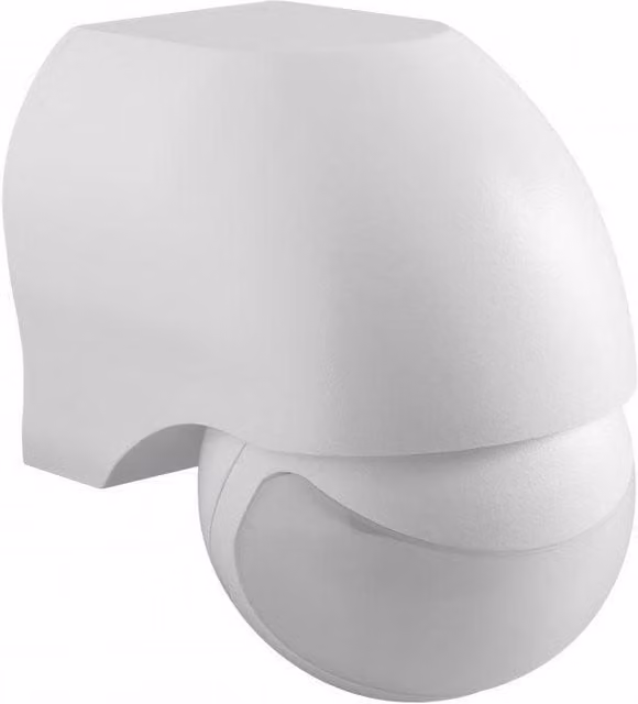 CGC Lighting White Surface Mount PIR Motion Sensor IP20 for Ceiling or Wall Mounting
