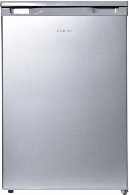 Statesman Under Counter Fridge with 4 Ice Boxes in Silver, W/D/H: 55.3 x 57.4 x 84.5 cm – 1