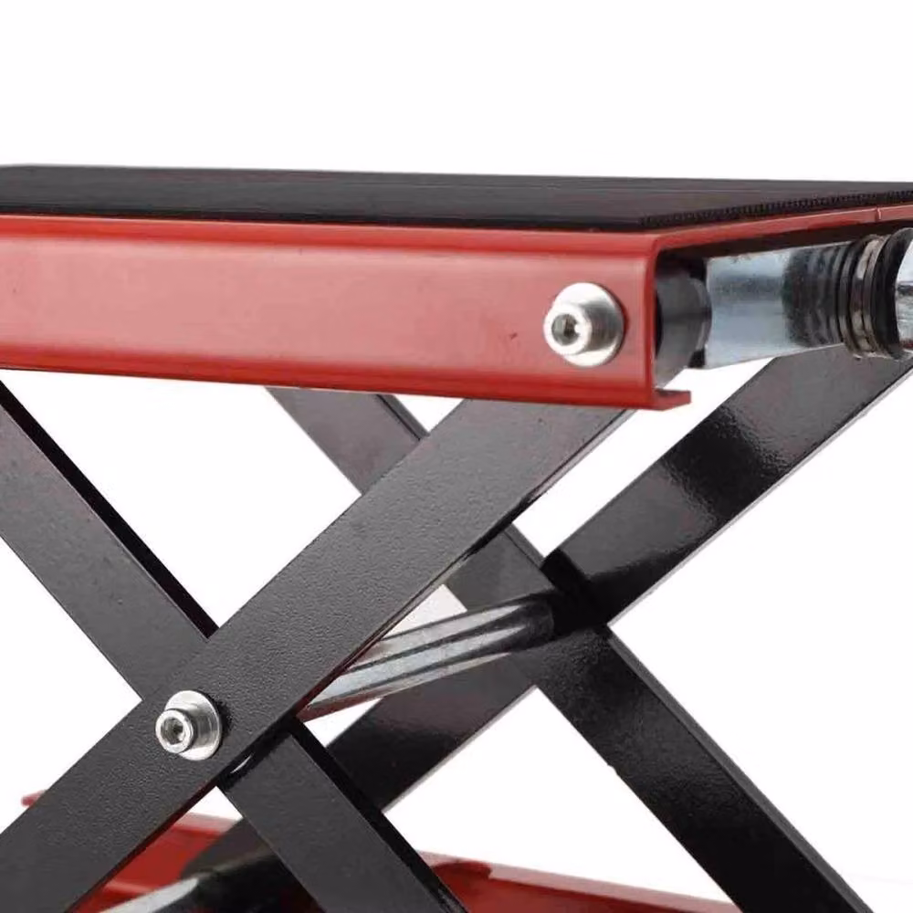 NESTLUNE Motorbike Lift Jack Stand Red W: 100 cm, D: 40 cm, H: 35 cm – 5