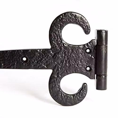 Hammer and Tongs Arrowhead T-Hinge in Matt Black Iron, Pack of 4 – 2