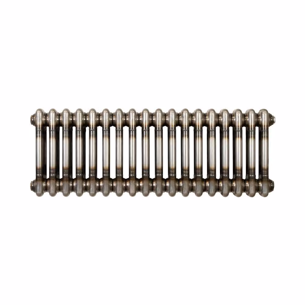 Monstershop Traditional 2 Column Steel Radiator in Silver, W: 30.0 cm, H: 83.0 cm – 2