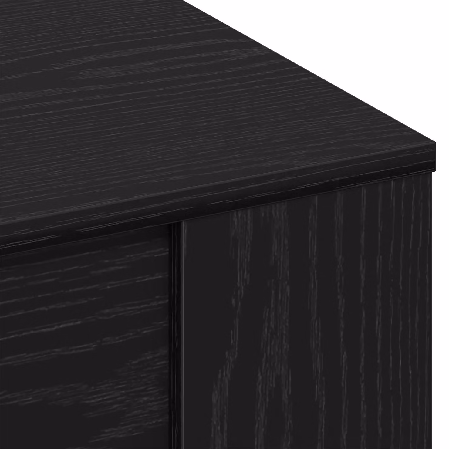 Berkfield Home Black Oak Coffee Table, W: 55.5 cm, D: 55.5 cm, H: 45 cm – 5