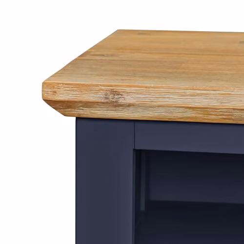 Statement Furniture Florence Large TV Stand with 3 Drawers and Shelf in Blue, W145 x D45 x H50 cm – 4