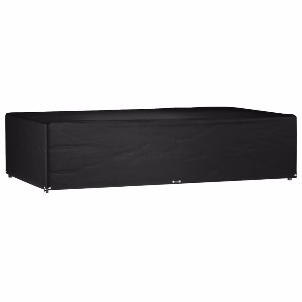 Berkfield Home Water-Repellent Corner Sofa Garden Furniture Cover in Black, W/D/H: 315 x 180 x 75 cm – 2