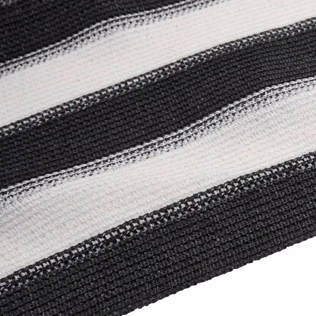 Berkfield Home Semi-Transparent Privacy Netting in Anthracite, White and Black, HDPE, W: 2 m, L: 10 m – 5