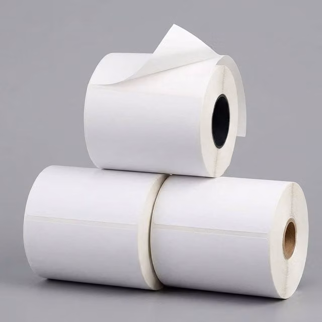 Storm Trading Group 12 Rolls of White Direct Thermal Shipping and Postage Labels, 4x6 inch
