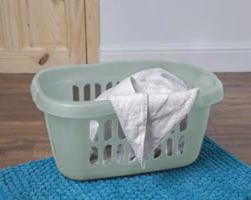 Wham Laundry Basket Green W/D/H: 39.0 x 30.5 x 60.0 cm – 3