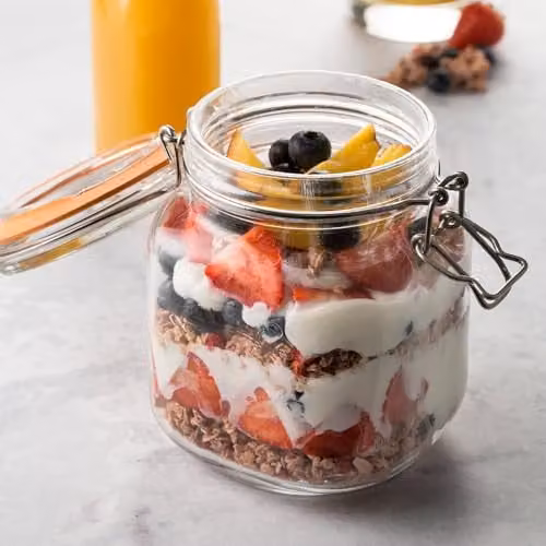 Kilner Square Clip Top Glass Jar, 1.5 l, Transparent – 2