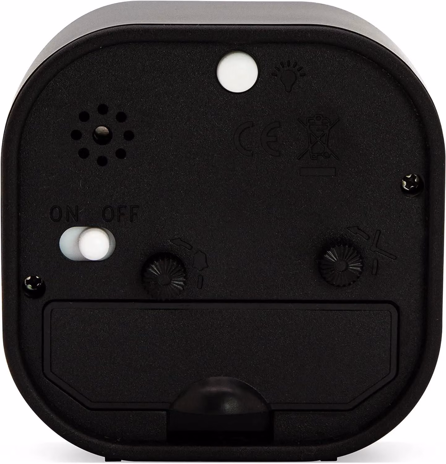 Acctim Robyn Mini Bedside Alarm Clock in Black – 7