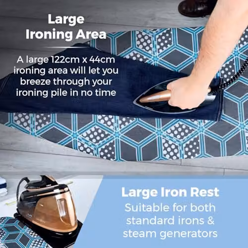 Tower T873001BLK Height Adjustable Ironing Board in Black – 2