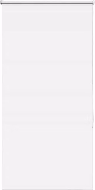 Berkfield Home White Blackout Roller Blind, Thermal Insulating Polyester, W: 75 cm, H: 175 cm