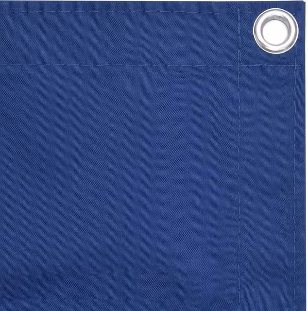 Berkfield Home Modern Blue Balcony Screen Cover in Oxford Polyester Fabric, W: 120 cm, L: 600 cm – 1