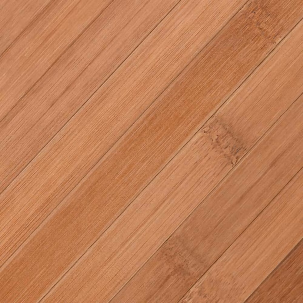 Berkfield Home Rectangular Nature Bamboo Rug in Brown, W: 60 cm, L: 300 cm – 3