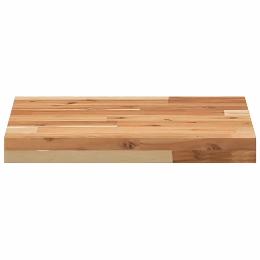 Berkfield Home Square Acacia Solid Wood Table Top, Brown, W/D/H: 40 x 40 x 4 cm – 2