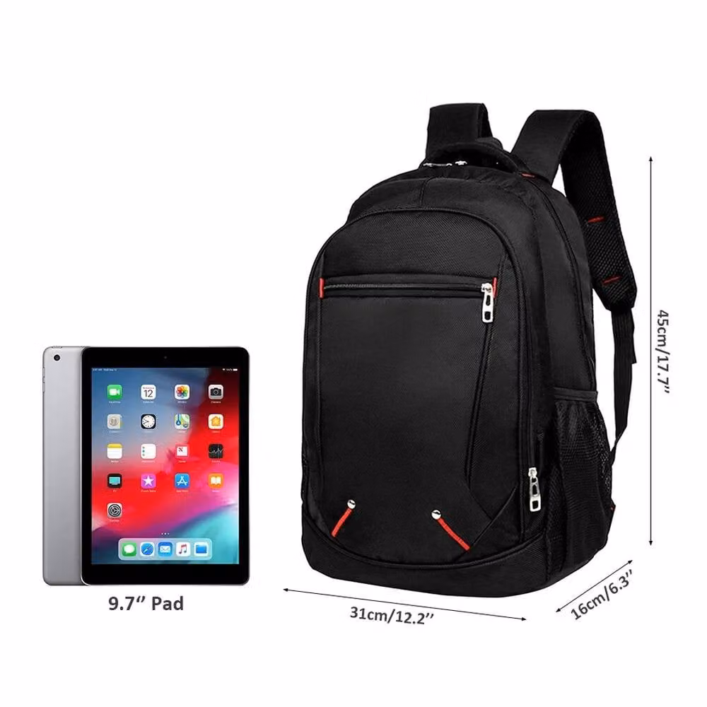 NESTLUNE Black Waterproof Large Capacity Laptop Backpack – 2