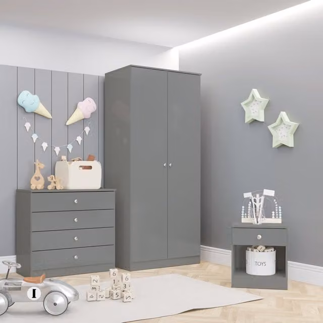 Seconique Denver Trio Set in Grey