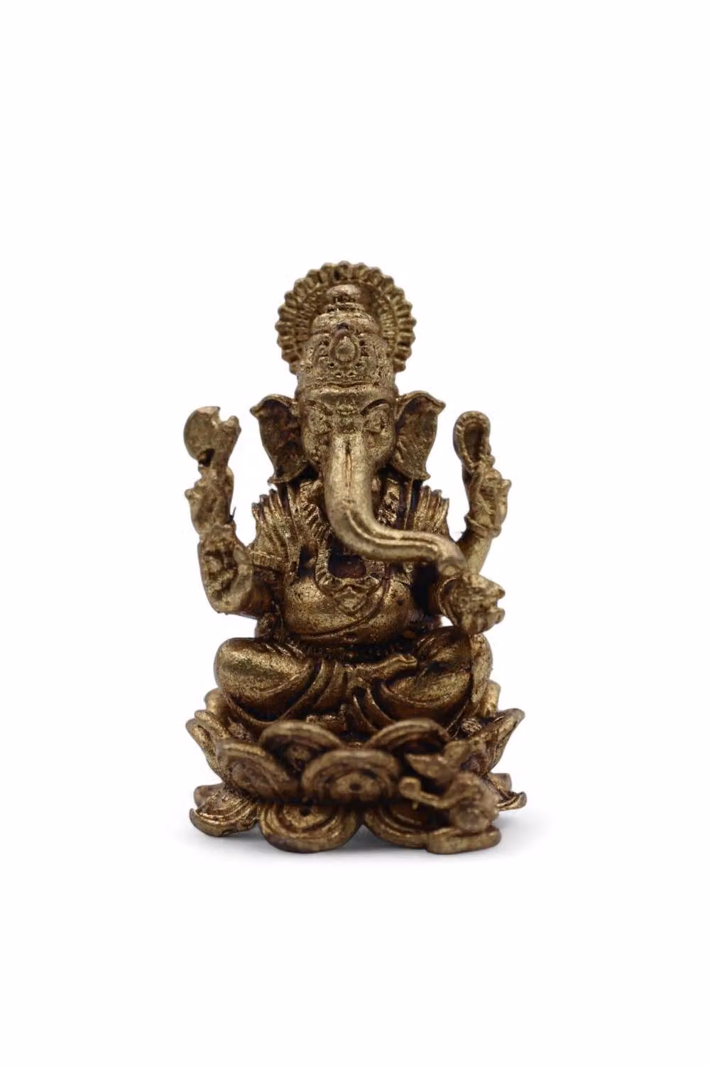 KDMD Bronze Ganesha Miniature Brass Figurine – 3
