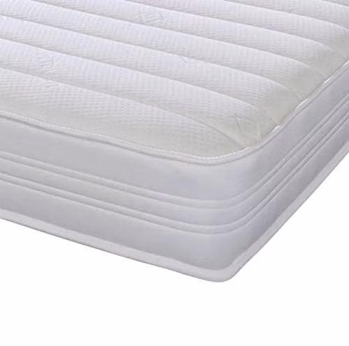 eXtreme Comfort Ltd Sirocco Small Single Hybrid Spring and Memory Foam Mattress, White, Depth: 18 cm – 1