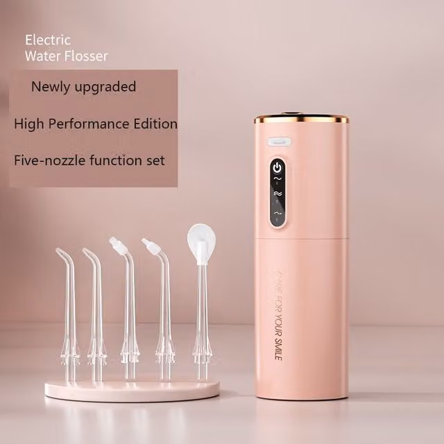 Leaper Green Portable Electric Household Tooth Washer in Pink
